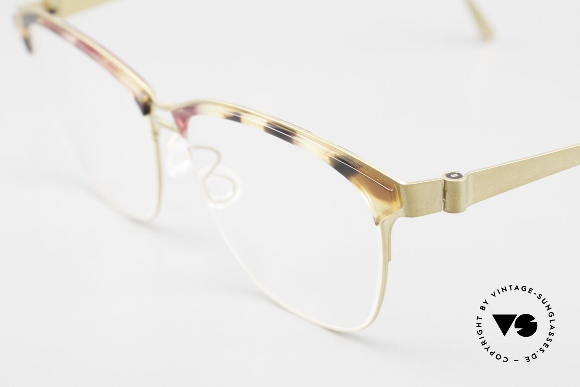 Lindberg 9847 Strip Titanium Women's Glasses Combi Frame, bears the predicate "true VINTAGE LINDBERG" for us, Made for Women
