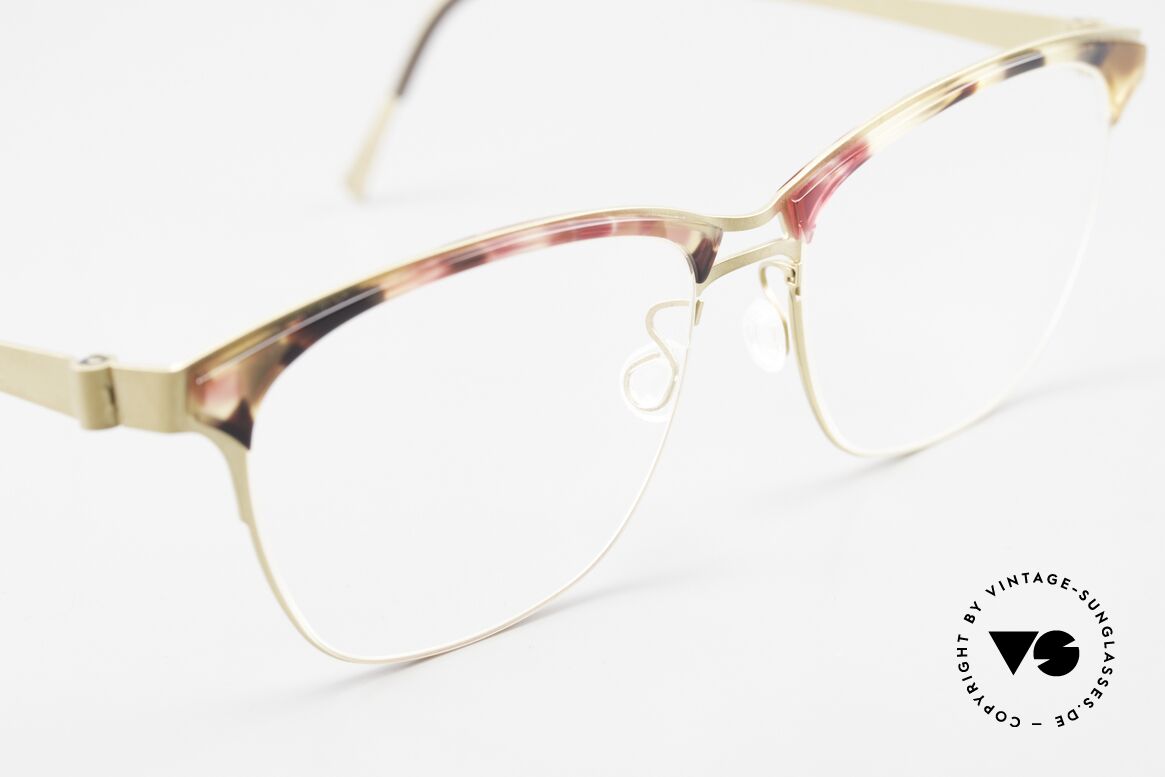 Lindberg 9847 Strip Titanium Women's Glasses Combi Frame, unworn, new old stock with original case by Lindberg, Made for Women
