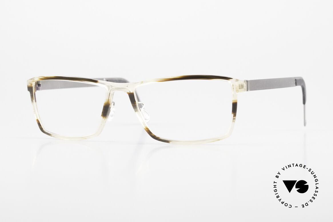 Lindberg 1245 Acetanium Men's Glasses Crystal Brown, Lindberg men's eyeglasses from the Acetanium series, Made for Men