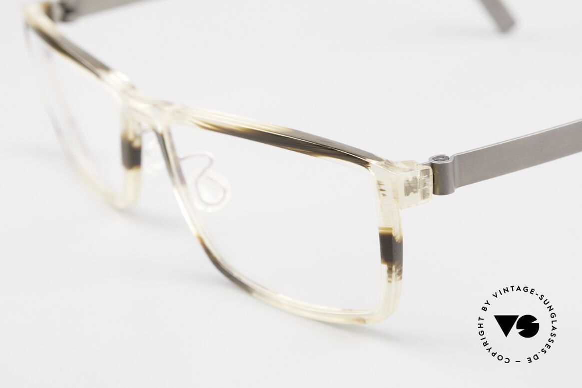 Lindberg 1245 Acetanium Men's Glasses Crystal Brown, multiple awards; deserves the predicate "VINTAGE"!, Made for Men