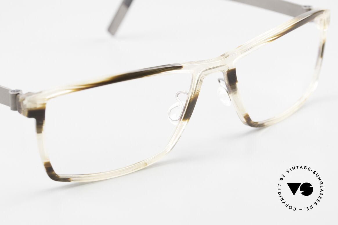 Lindberg 1245 Acetanium Men's Glasses Crystal Brown, unworn designer piece with original LINDBERG case, Made for Men