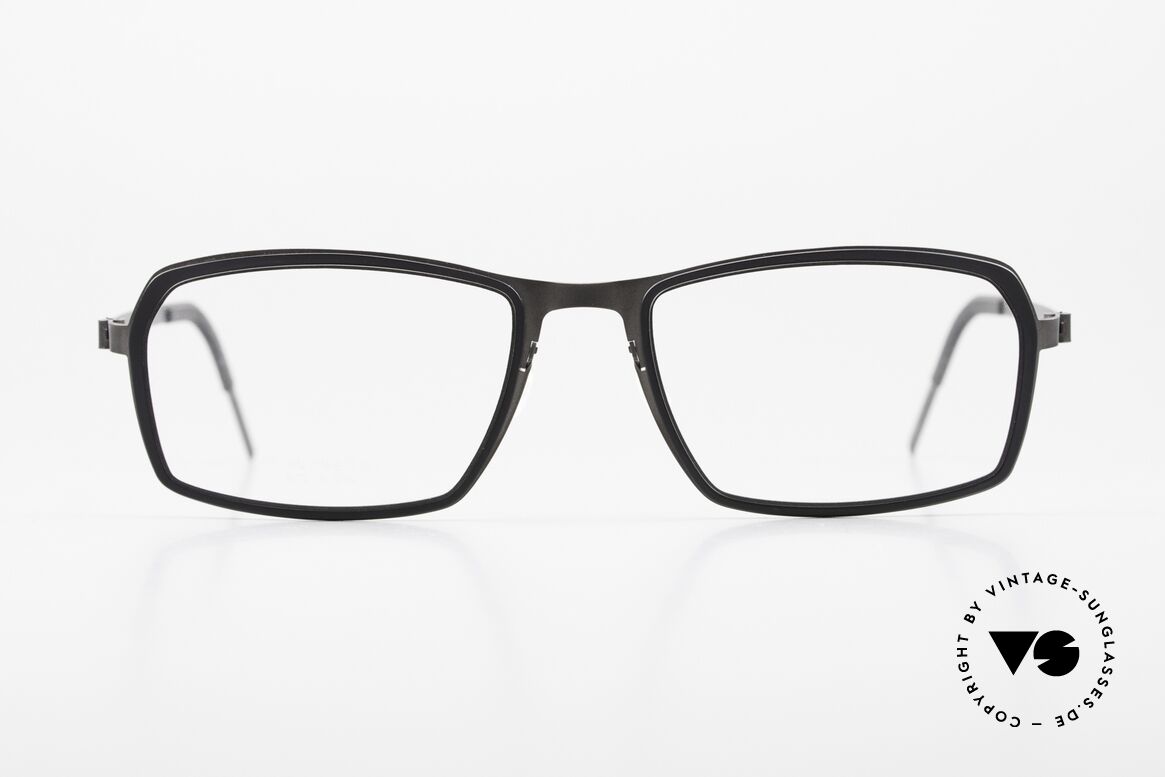 Lindberg 9715 Strip Titanium Men's Eyeglasses Wide Frame, model 9715, in size 56-19, 135mm temple and color U9, Made for Men