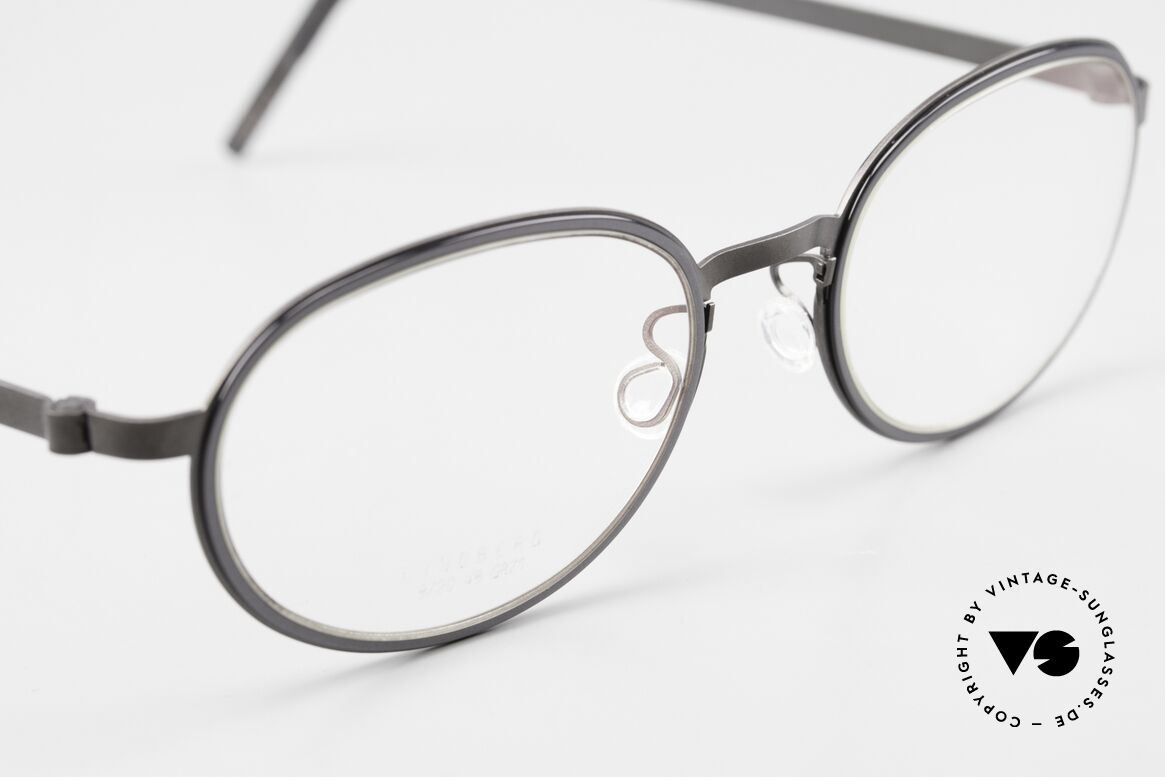 Lindberg 9720 Strip Titanium Glasses Oval Ladies & Gents, unworn, new old stock with original case by Lindberg, Made for Men and Women