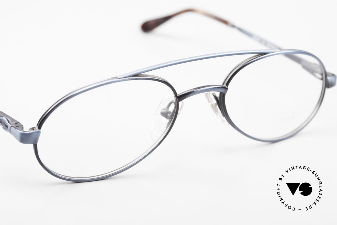 Bugatti 08128 Men's Frame Blue Metallic, unworn vintage rarity; incl. Bugatti hard case, Made for Men