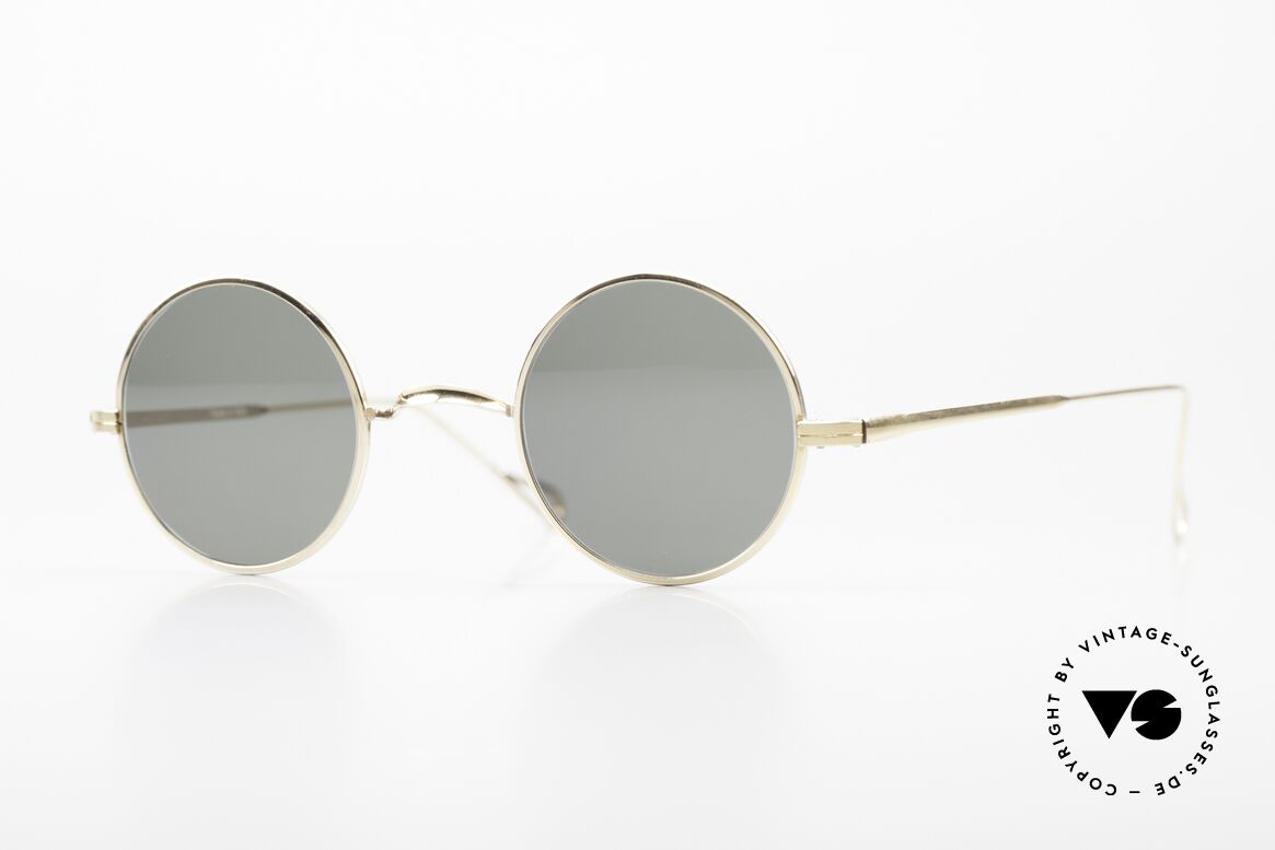 Lennon 14kt Round Frame Gold Filled, old vintage Lennon sunglasses from the early 80's, Made for Men and Women