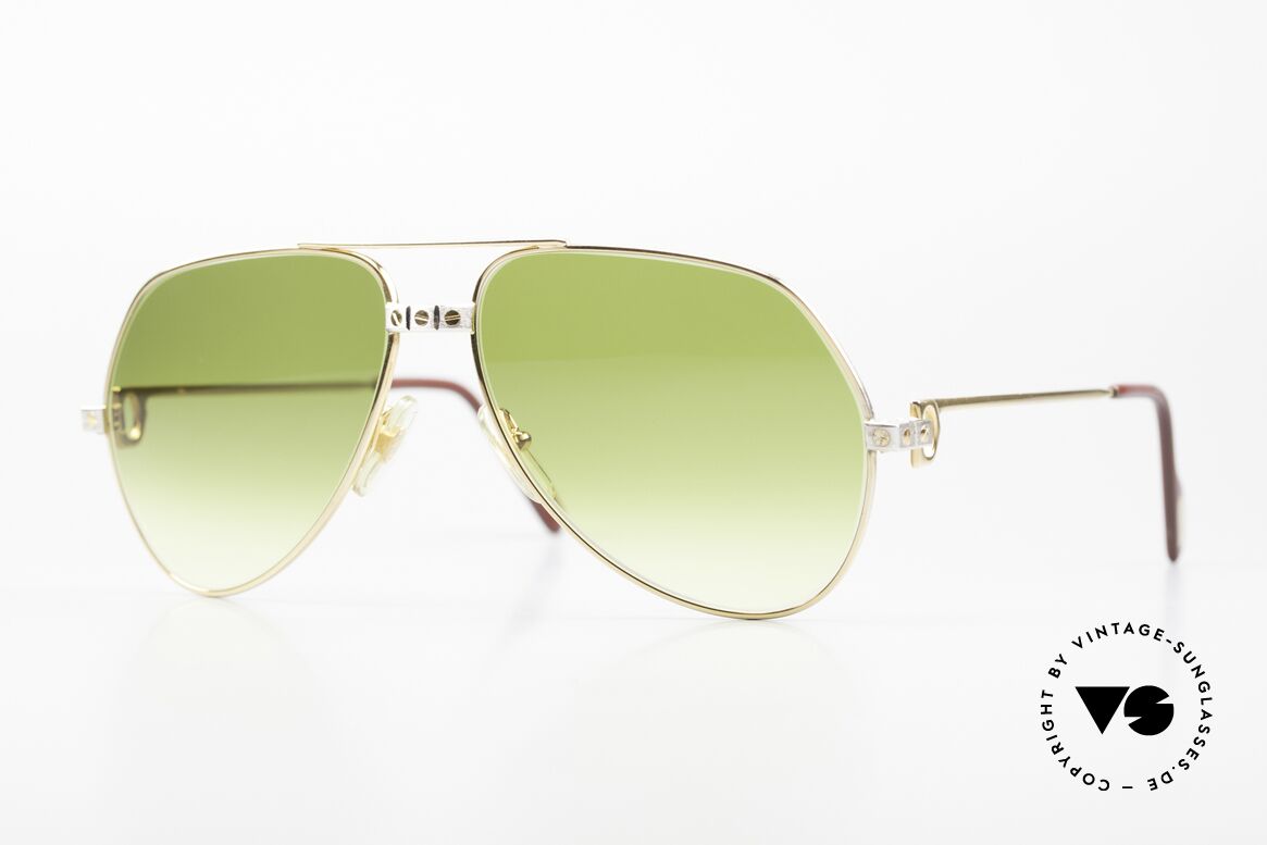 Cartier Vendome Santos - M Aviator Shades 1980's 1990's, Vendome = the most famous eyewear design by CARTIER, Made for Men and Women