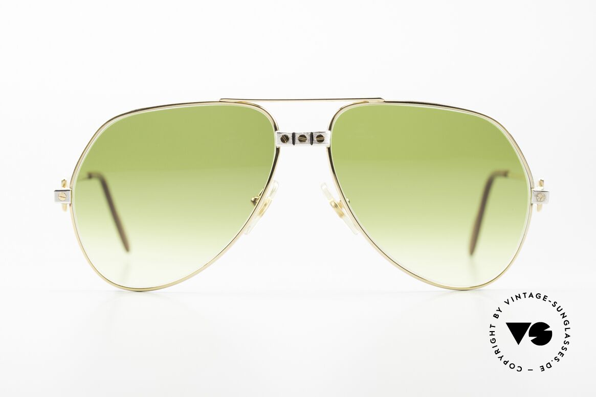 Cartier Vendome Santos - M Aviator Shades 1980's 1990's, mod. "Vendome" was launched in 1983 & made till 1997, Made for Men and Women