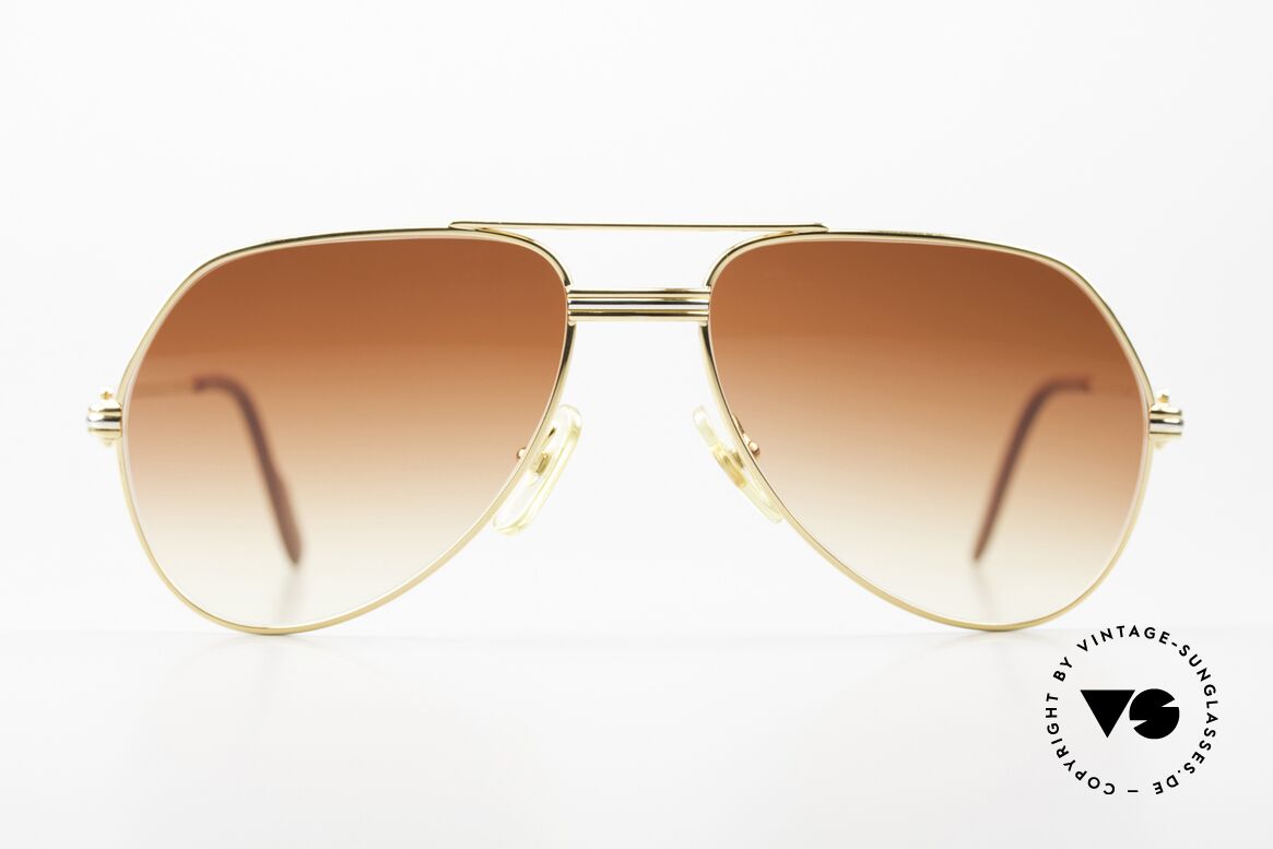 Cartier Vendome LC - S Luxury Sunglasses from 1983, model "Vendome" was launched in 1983 & made till 1997, Made for Men and Women