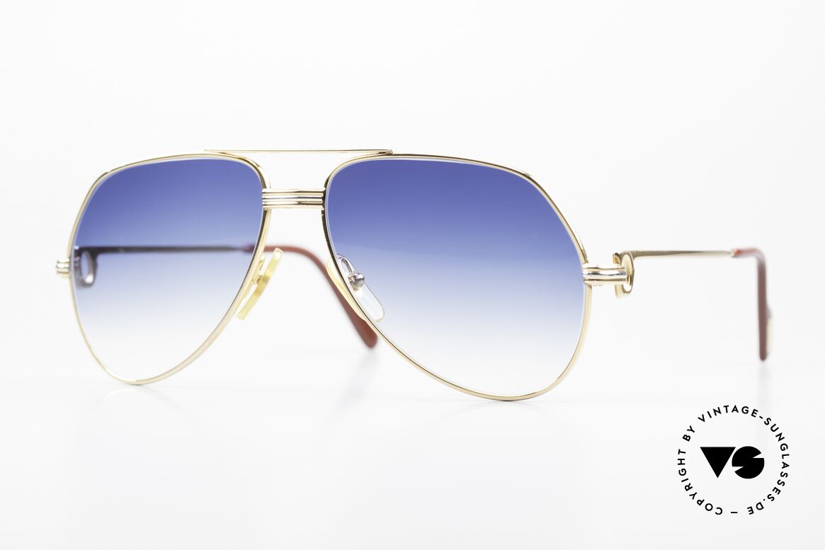 Cartier Vendome LC - S Luxury Sunglasses from 1983, legendary Cartier Vendome shades; famous aviator style!, Made for Men and Women