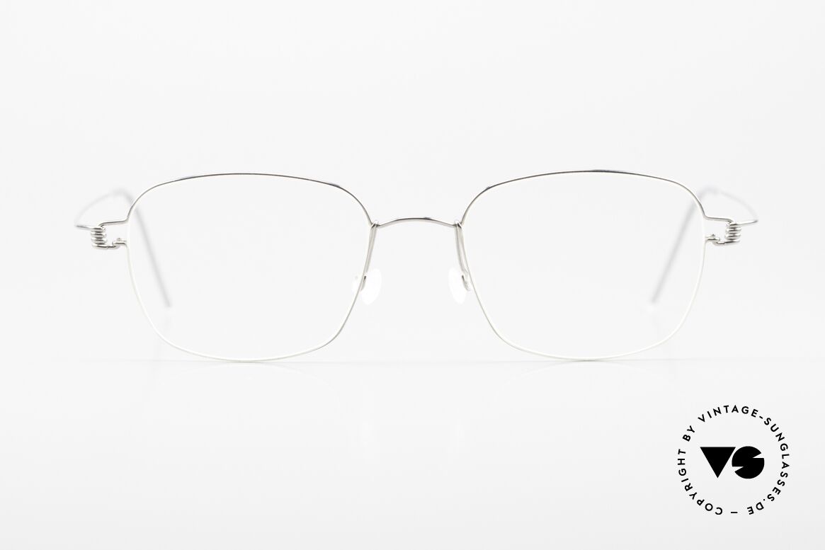 Lindberg Santi Air Titan Rim Classic Men's Frame Silver, distinctive quality and design (award-winning frame), Made for Men