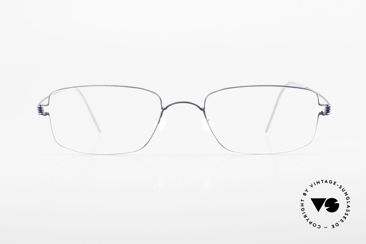 Lindberg Helios Air Titan Rim Men's Frame In Dark Blue, distinctive quality and design (award-winning frame), Made for Men