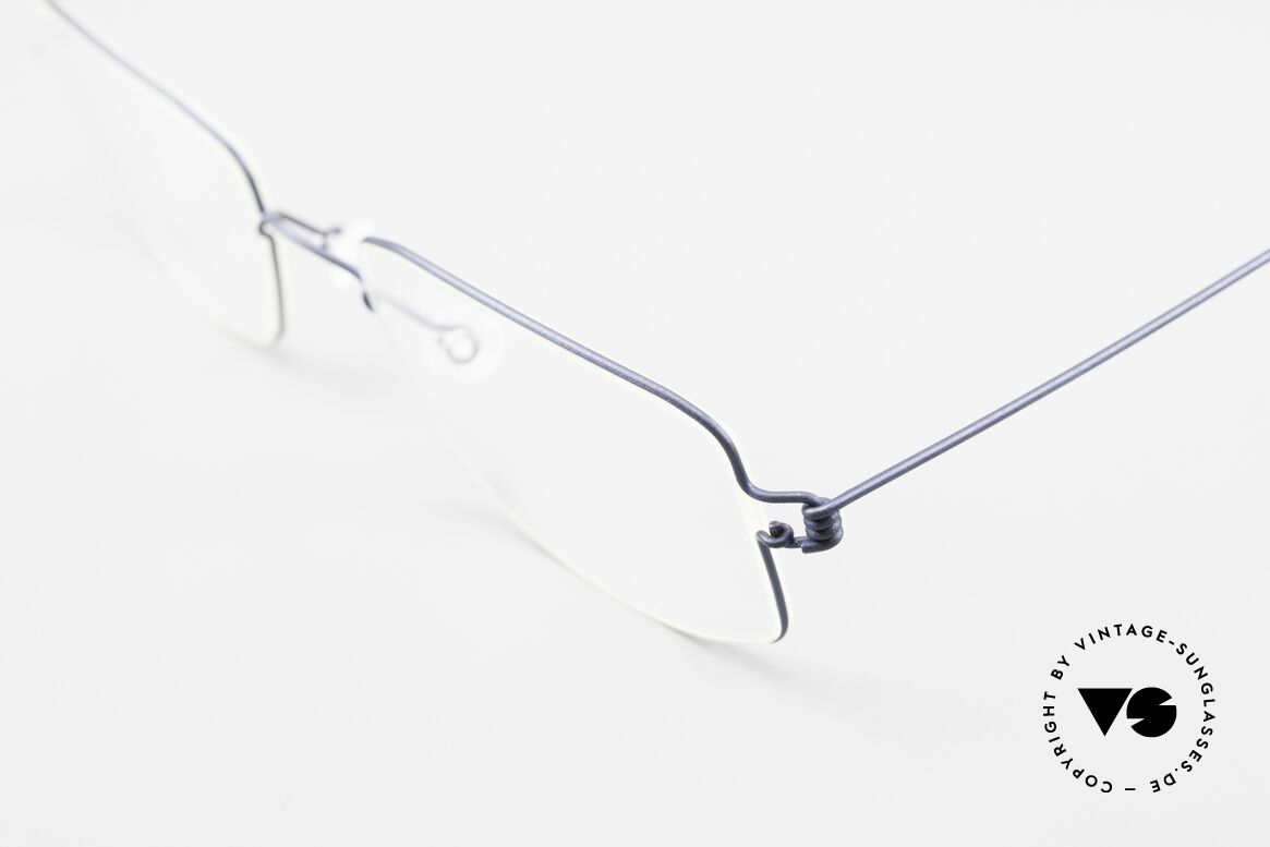 Lindberg Helios Air Titan Rim Men's Frame In Dark Blue, extremely strong, resilient and flexible (and 3g only!), Made for Men