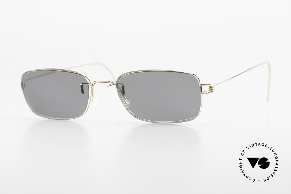 Lindberg Alvis Air Titan Rim With Polarized Clip-On, LINDBERG Air Titanium Rim eyeglasses in size 51-19, Made for Men