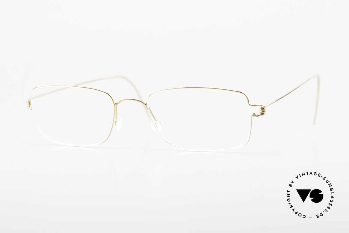 Lindberg Alvis Air Titan Rim With Polarized Clip-On, simply timeless, stylish & innovative: grade 'vintage', Made for Men