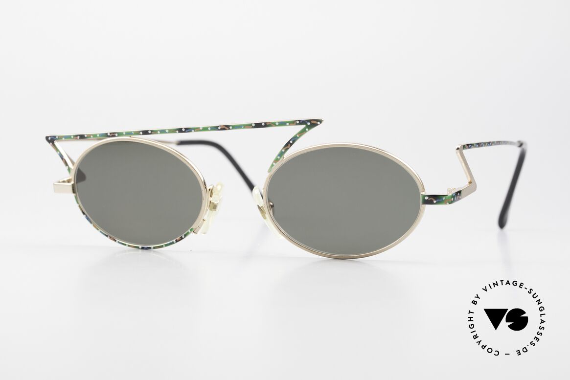 Casanova LC30 ZigZag Shades True Vintage, Casanova sunglasses, mod. LC30, size 48/20, col. 01, Made for Men and Women
