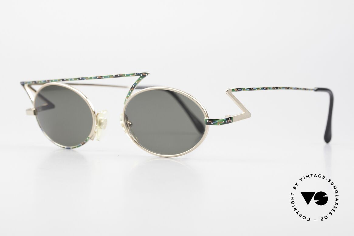 Casanova LC30 ZigZag Shades True Vintage, model is often called zig-zag glasses / flash shades, Made for Men and Women