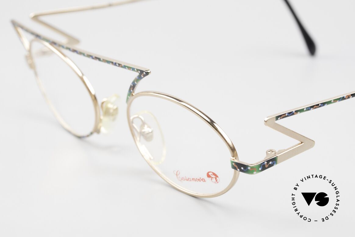 Casanova LC30 ZigZag Frame Flash Design, LC ="Liberty Collezione", which is Ital. "Art Nouveau", Made for Men and Women