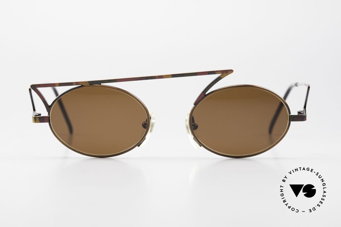 Casanova LC30 Zig Zag Sunglasses 1990's, rare & interesting 90's vintage sunglasses from Italy, Made for Men and Women