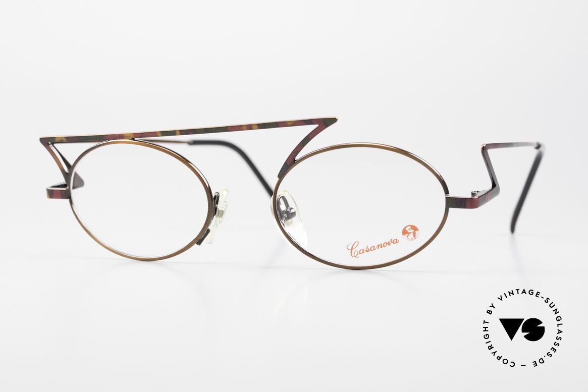 Casanova LC30 Art Nouveau Eyeglass-Frame, Casanova eyeglasses, mod. LC30, size 48/20, col. 03, Made for Men and Women