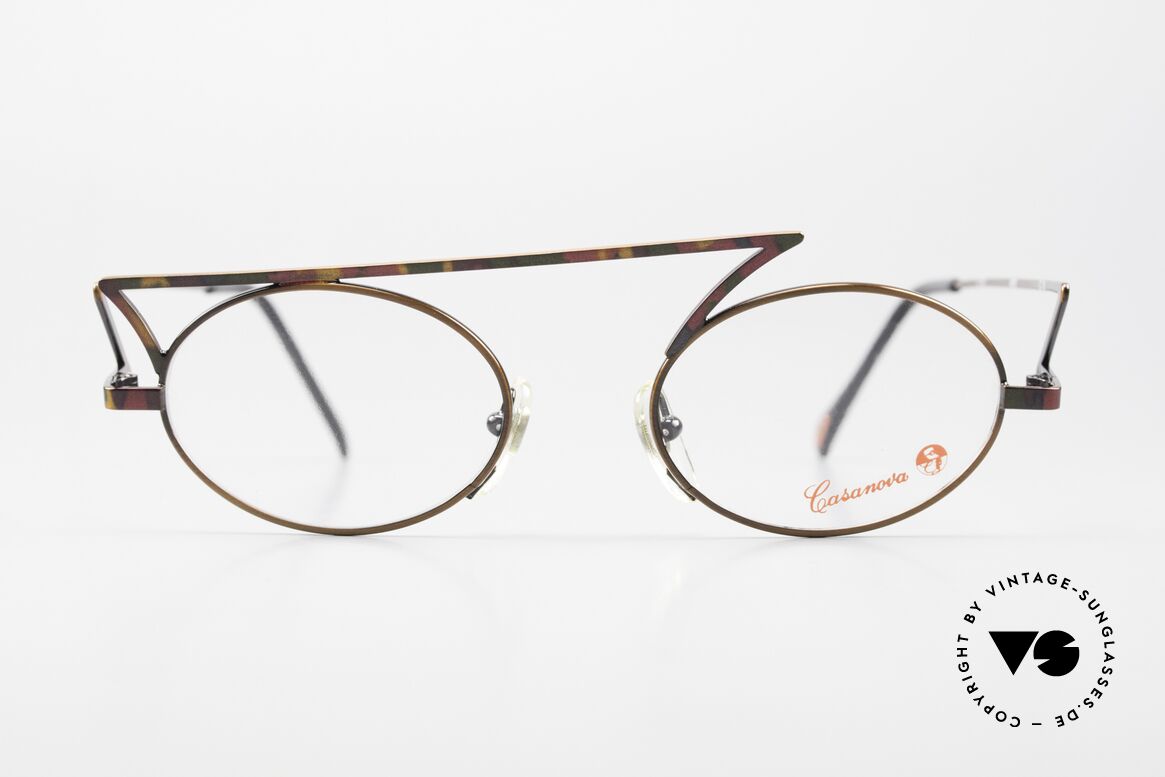 Casanova LC30 Art Nouveau Eyeglass-Frame, rare & interesting 90's vintage eyeglasses from Italy, Made for Men and Women