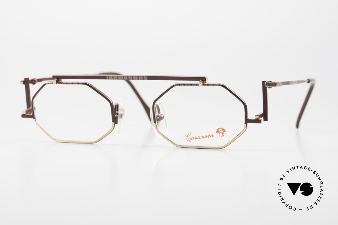 Casanova RVC2 Architects Glasses De Stijl, Casanova glasses, model RVC-2, size 44/22, col. 03, Made for Men and Women
