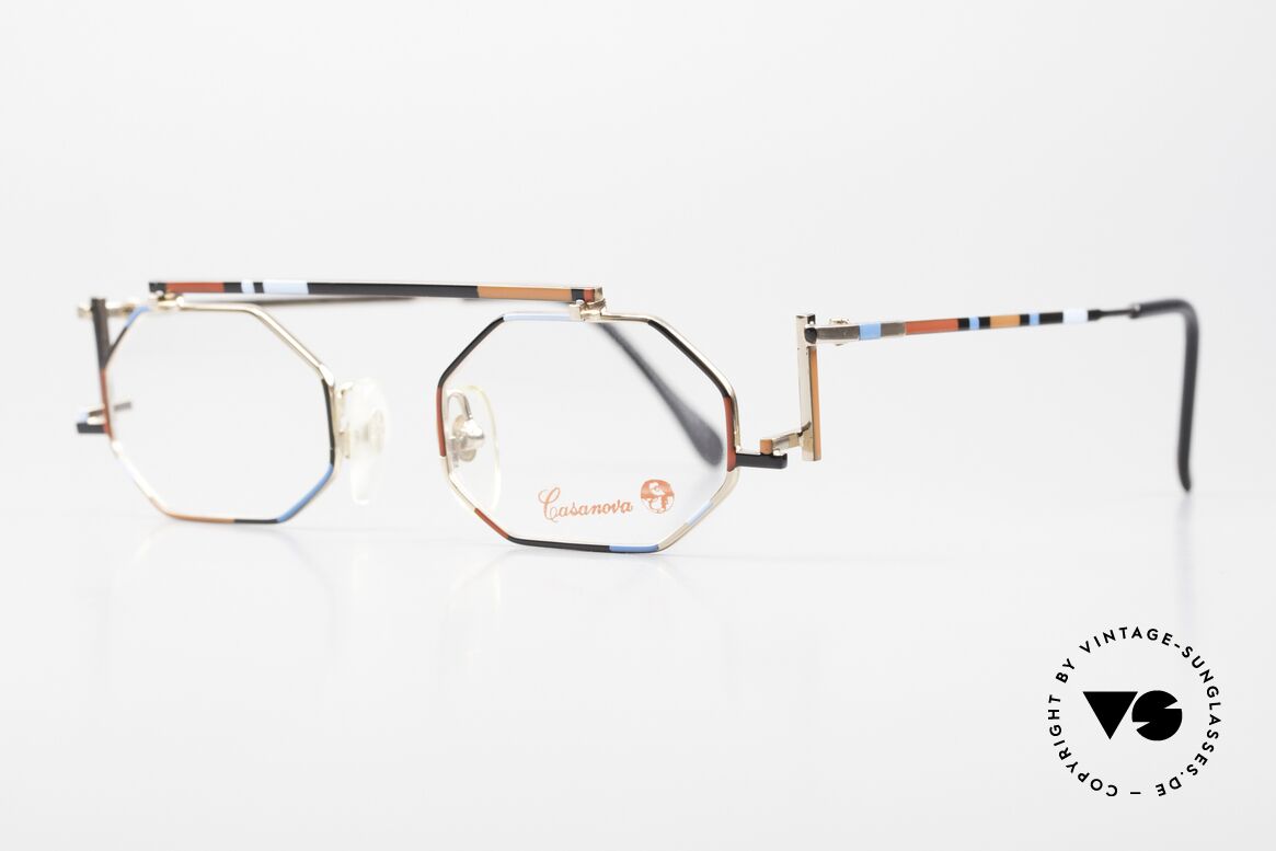 Casanova RVC2 Geometric Glasses Purism, Rietveld belonged to the artist association "De Stijl", Made for Men and Women