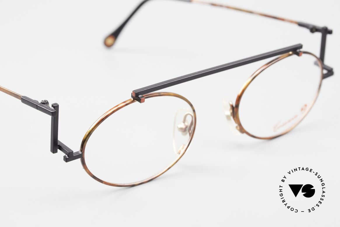 Casanova RVC4 Neoplastic Art Eyeglasses, decomposition of all parts into geometric & colored forms, Made for Men and Women