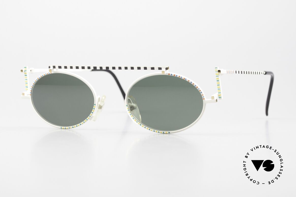 Casanova RVC4 Rietveld De Stijl Piet Mondrian, oval Casanova sunglasses, mod. RVC4, size 48/20, col. 02, Made for Men and Women