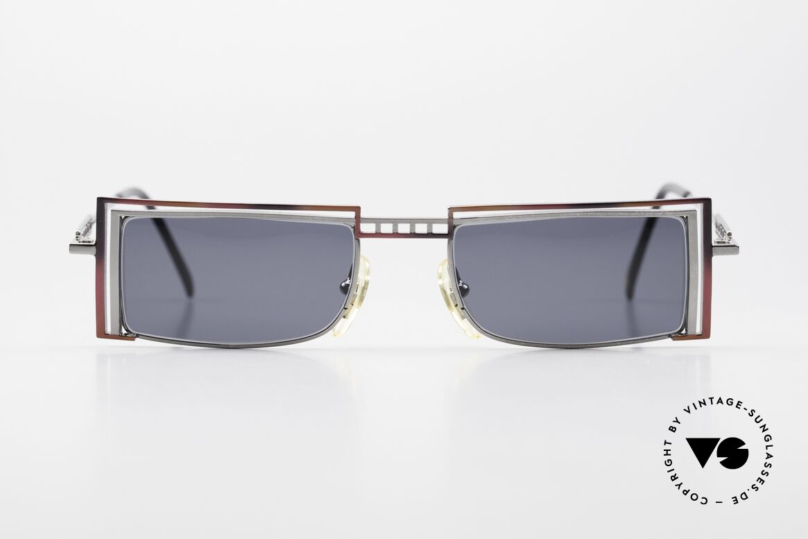 Casanova LC5 Frame Art Nouveau Architecture, interesting 1980'/90's vintage sunglasses from Italy, Made for Men and Women