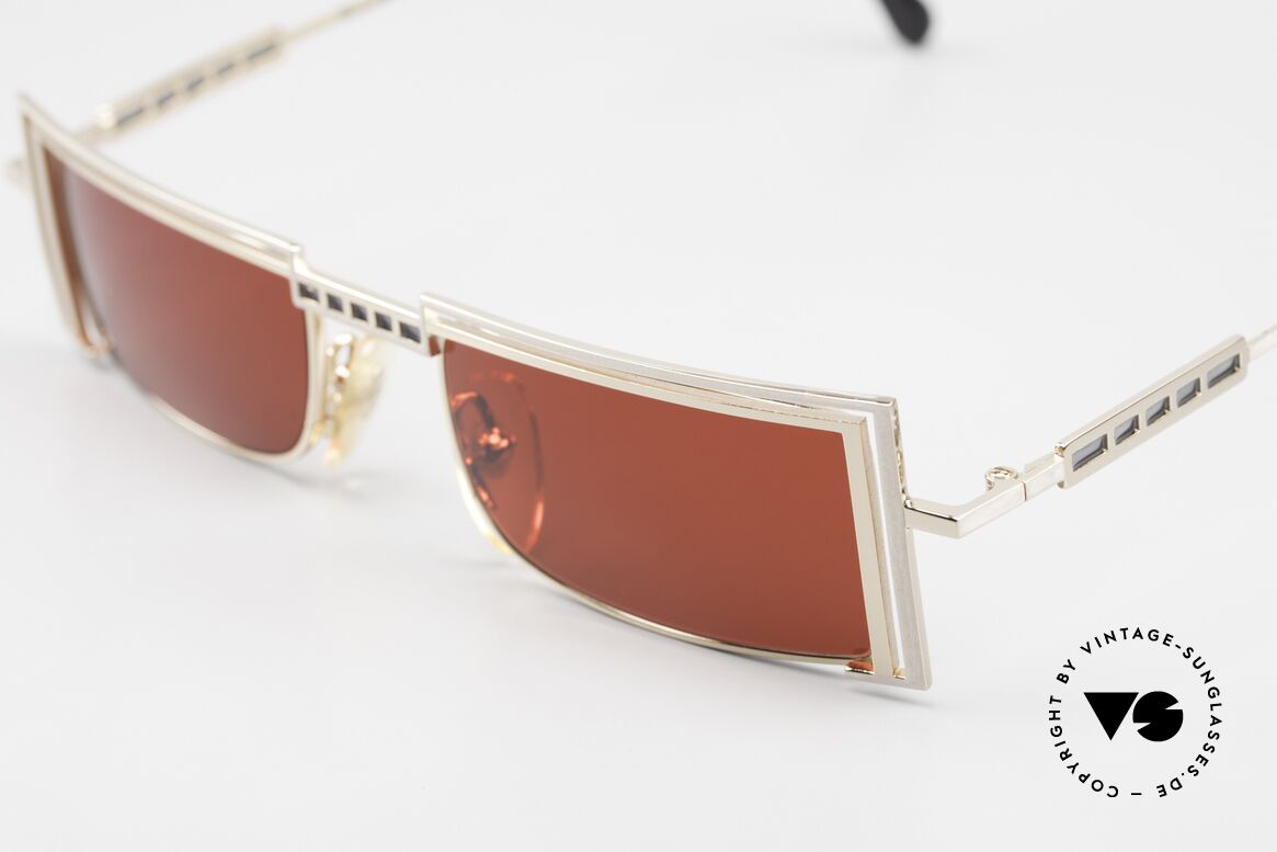 Casanova LC5 Gaudy 3D Red Lenses Square, frame design & color according to the "Belle Epoque"., Made for Men and Women