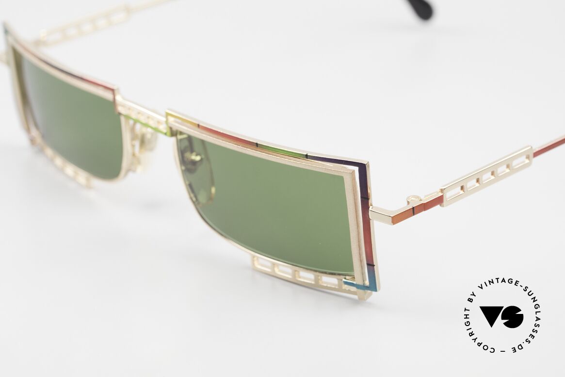 Casanova LC4 Rainbow Colored Shades 90's, frame design & color according to the "Belle Epoque"., Made for Men and Women