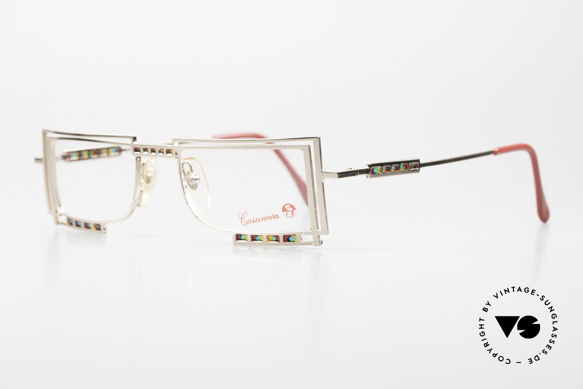 Casanova LC4 24kt Gold Plated Eyeglasses, LC ="Liberty Collezione", which is Ital. "Art Nouveau", Made for Men and Women