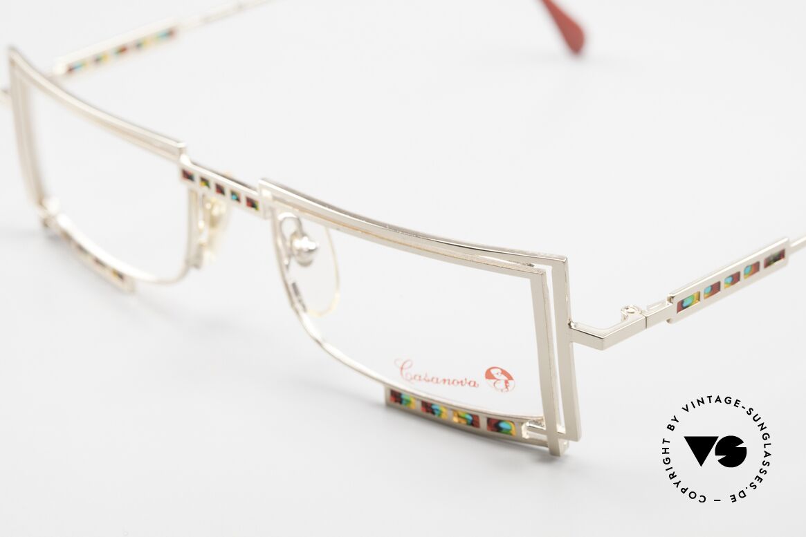 Casanova LC4 24kt Gold Plated Eyeglasses, frame design & color according to the "Belle Epoque"., Made for Men and Women
