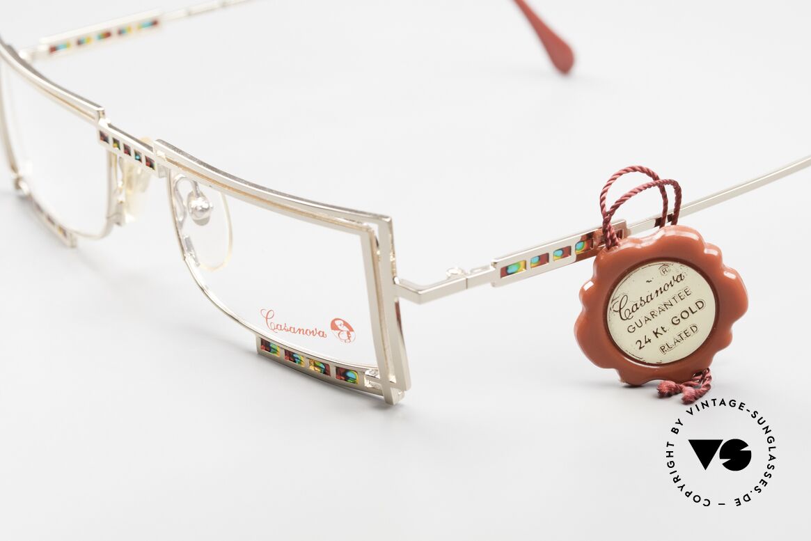 Casanova LC4 24kt Gold Plated Eyeglasses, Size: medium, Made for Men and Women