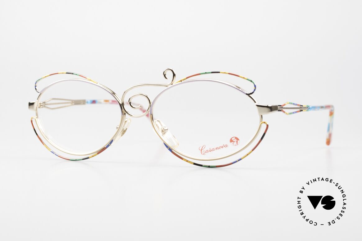 Casanova RC5 Special Glasses Elegant Colorful, Casanova eyeglasses, model RC-5, size 54/20, col. 02, Made for Women