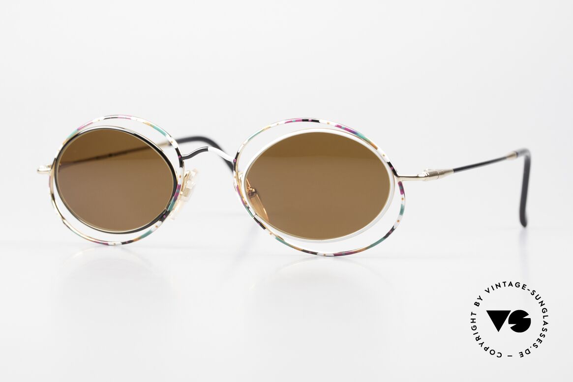 Casanova LC16 Crazy Sunglasses Multicolor, crazy CASANOVA LC16 sunglasses, size 46/20, col. 04, Made for Women