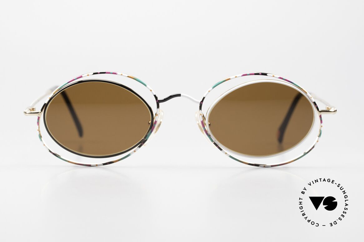 Casanova LC16 Crazy Sunglasses Multicolor, LC ="Liberty Collezione", which is Ital. "Art Nouveau", Made for Women