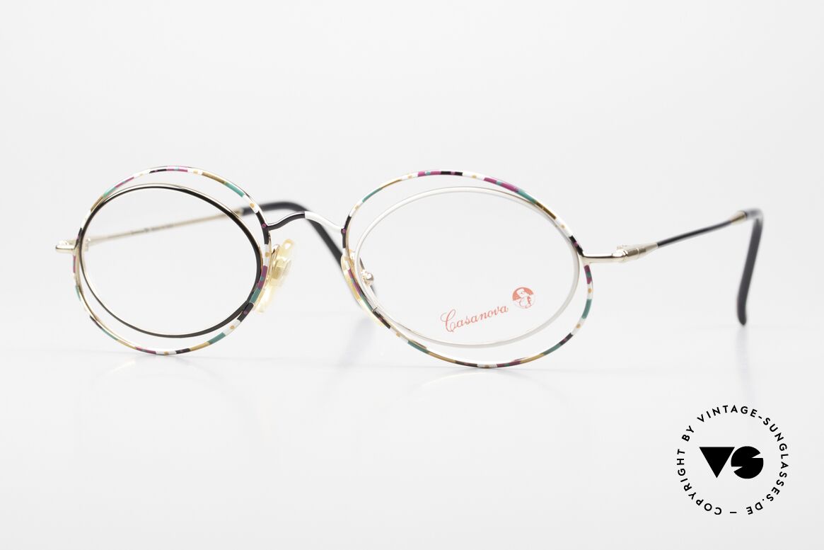 Casanova LC16 Ladies Eyeglasses Crazy, crazy CASANOVA LC16 eyeglasses, size 46/20, col. 04, Made for Women