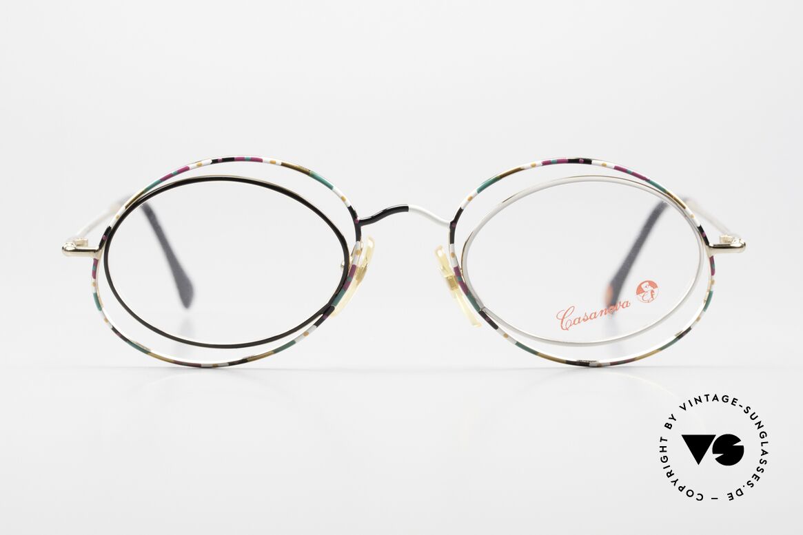 Casanova LC16 Ladies Eyeglasses Crazy, LC ="Liberty Collezione", which is Ital. "Art Nouveau", Made for Women