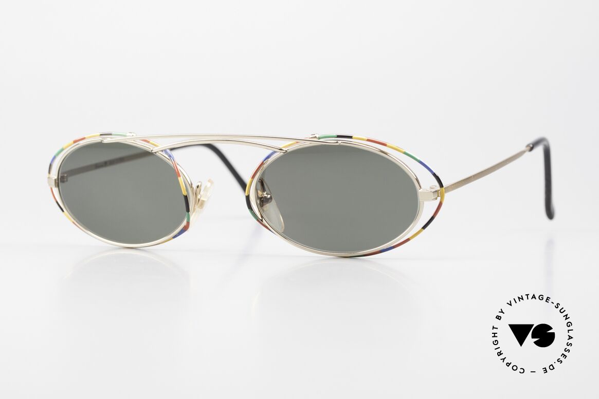 Casanova LC22 Crazy Shades Art Nouveau, oval CASANOVA LC-22 sunglasses, size 48/20, col. 03, Made for Women