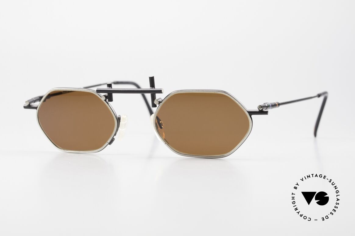 Casanova RVC5 Modern Art Sunglasses 90's, Casanova sunglasses, mod. RVC5, size 48/20, col. 02, Made for Men and Women