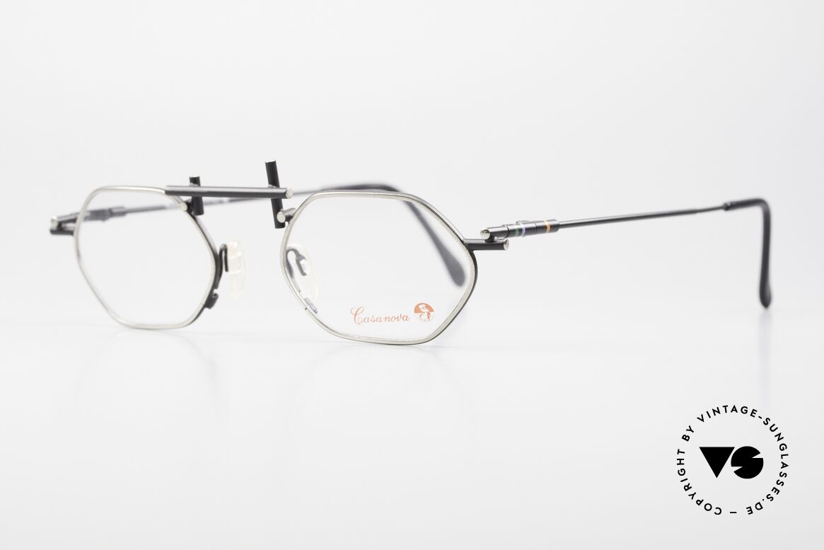 Casanova RVC5 Modern Art Eyeglasses 90's, Rietveld belonged to the artist association "De Stijl", Made for Men and Women