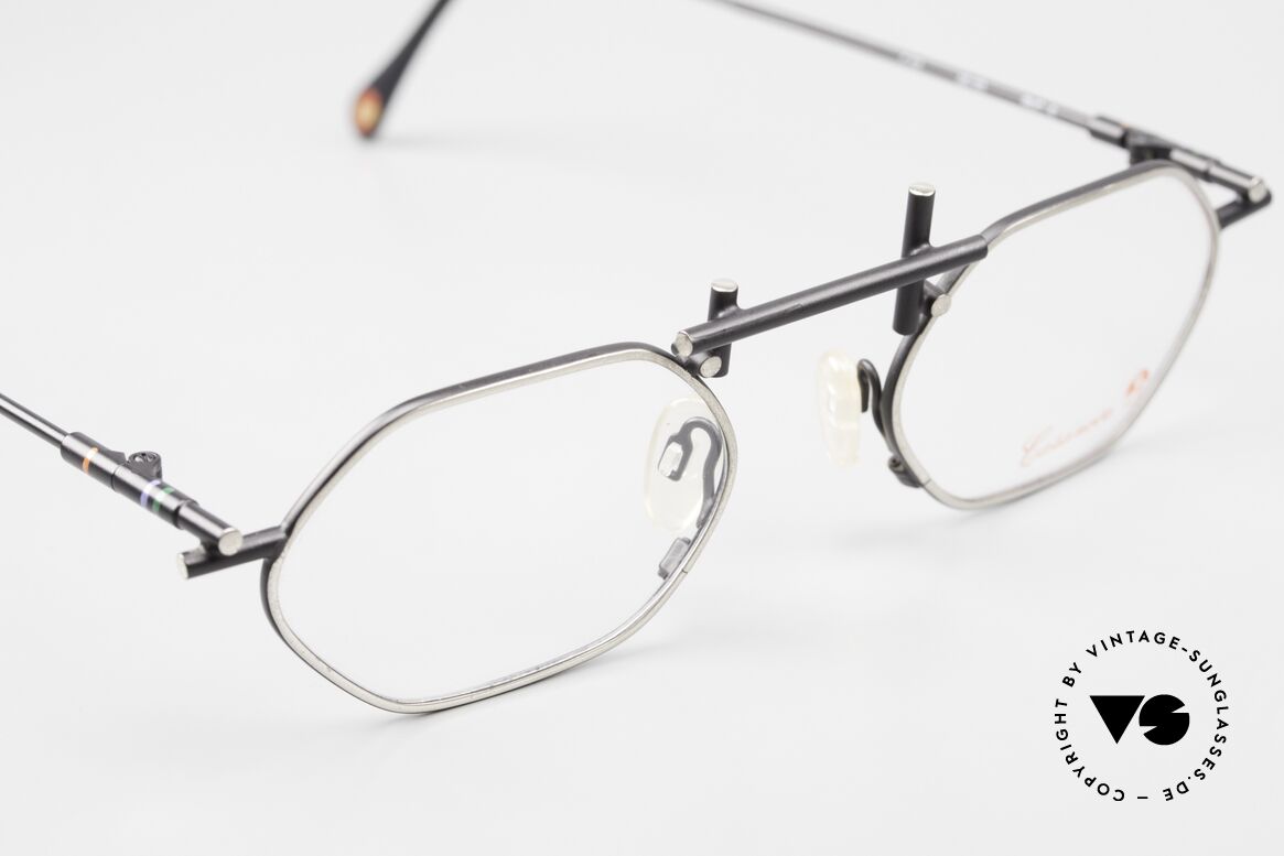 Casanova RVC5 Modern Art Eyeglasses 90's, the "red and blue chair" by Rietveld is world famous!, Made for Men and Women