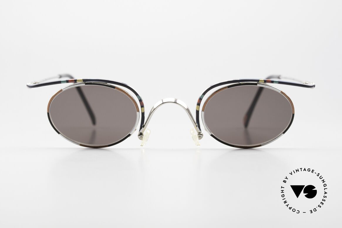 Casanova LC31 Crazy Oval Shades 80's 90's, LC ="Liberty Collezione", which is Ital. "Art Nouveau", Made for Men and Women