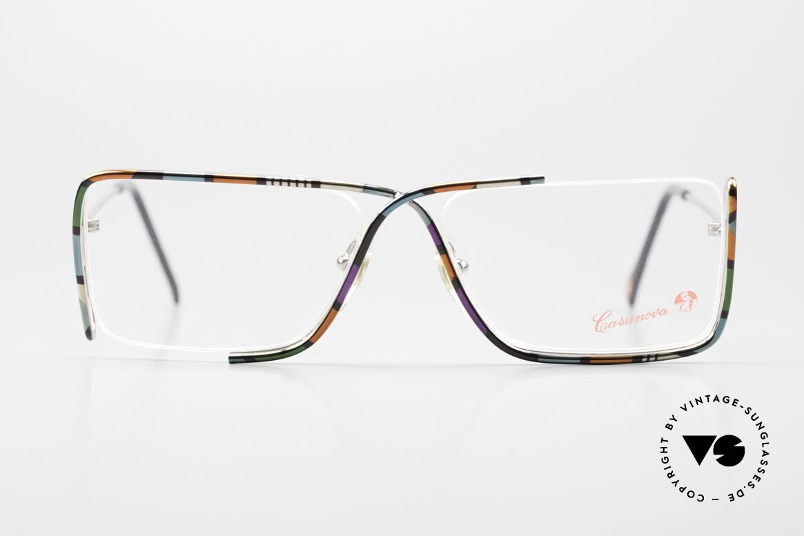 Casanova FC31 Futurism Art Eyeglasses 90's, "FC" stands for 'Futurismo Collezione' = FUTURISM, Made for Men and Women