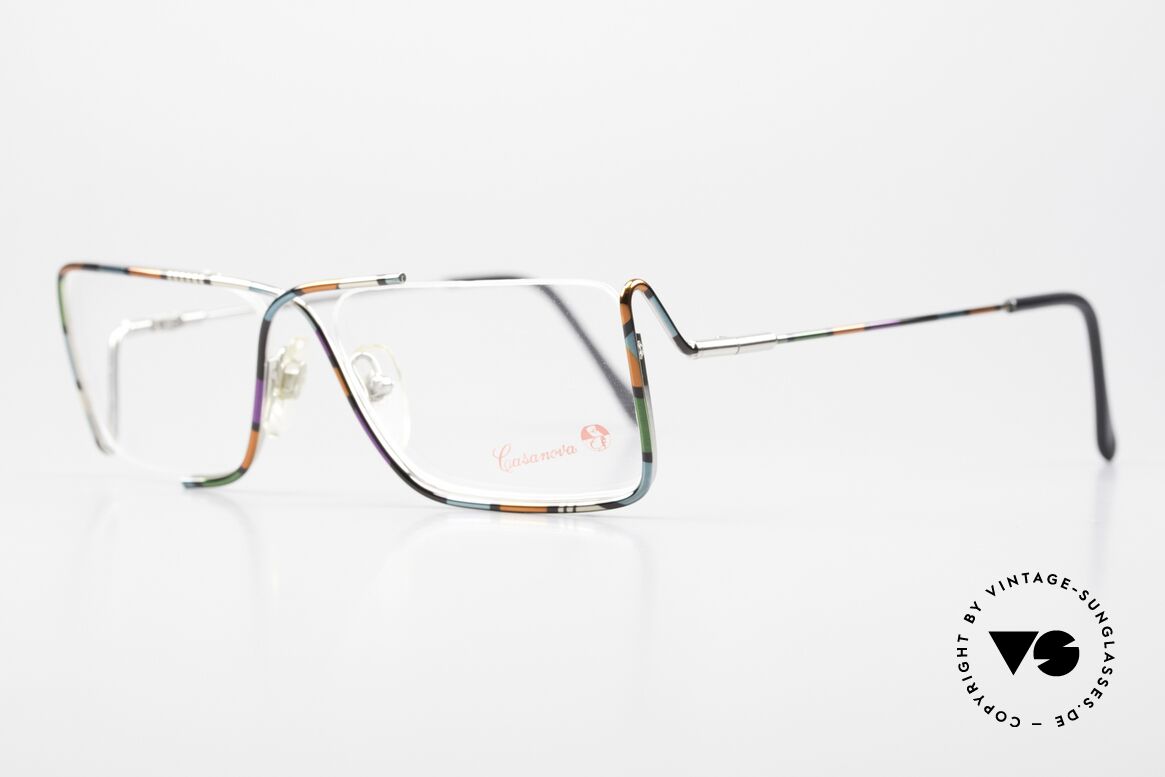 Casanova FC31 Futurism Art Eyeglasses 90's, art of visualization of movement; Filippo T. Marinetti, Made for Men and Women