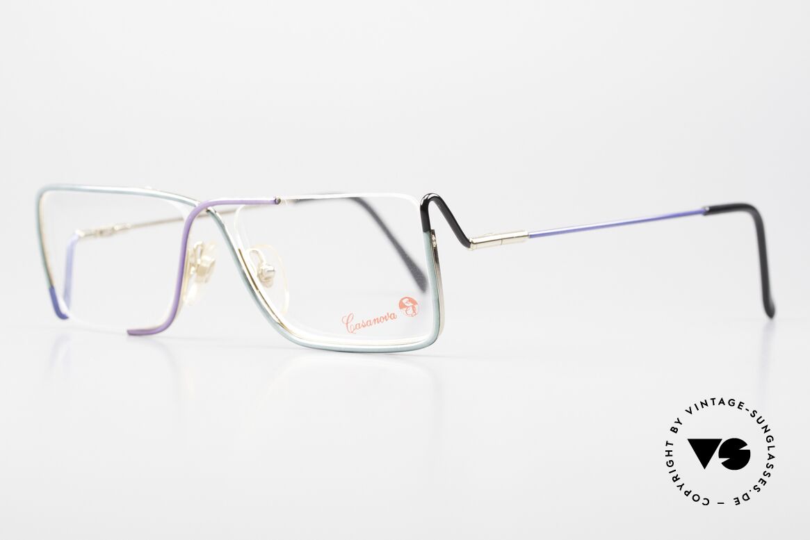 Casanova FC31 Art Eyeglasses Futurism 90's, art of visualization of movement; Filippo T. Marinetti, Made for Men and Women