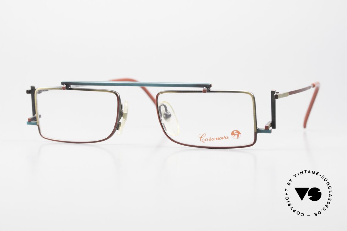 Casanova RVC3 De Stijl Architects Glasses, Casanova eyewear, model RVC-3, size 48/22, col. 02, Made for Men and Women