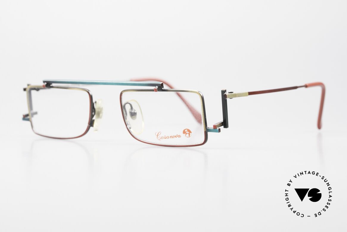 Casanova RVC3 De Stijl Architects Glasses, Rietveld belonged to the artist association "De Stijl", Made for Men and Women