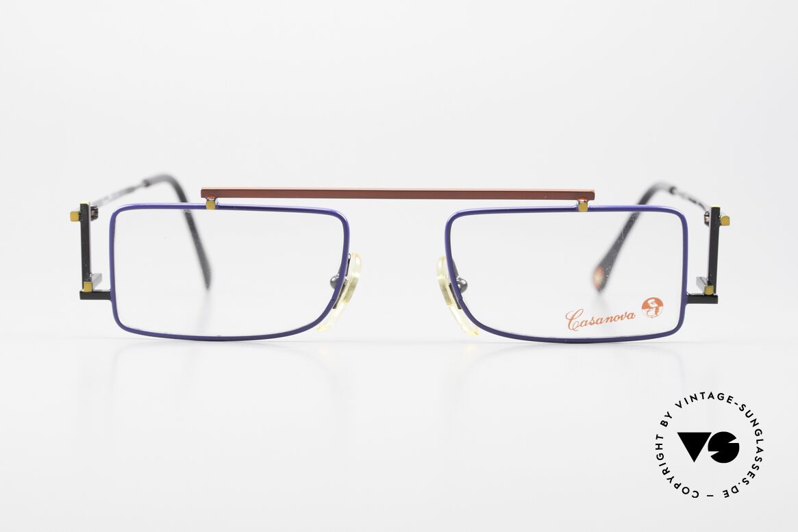 Casanova RVC3 Red And Blue Chair Glasses, RVC = "RietVeld Collezione"; was a Dutch architect, Made for Men and Women